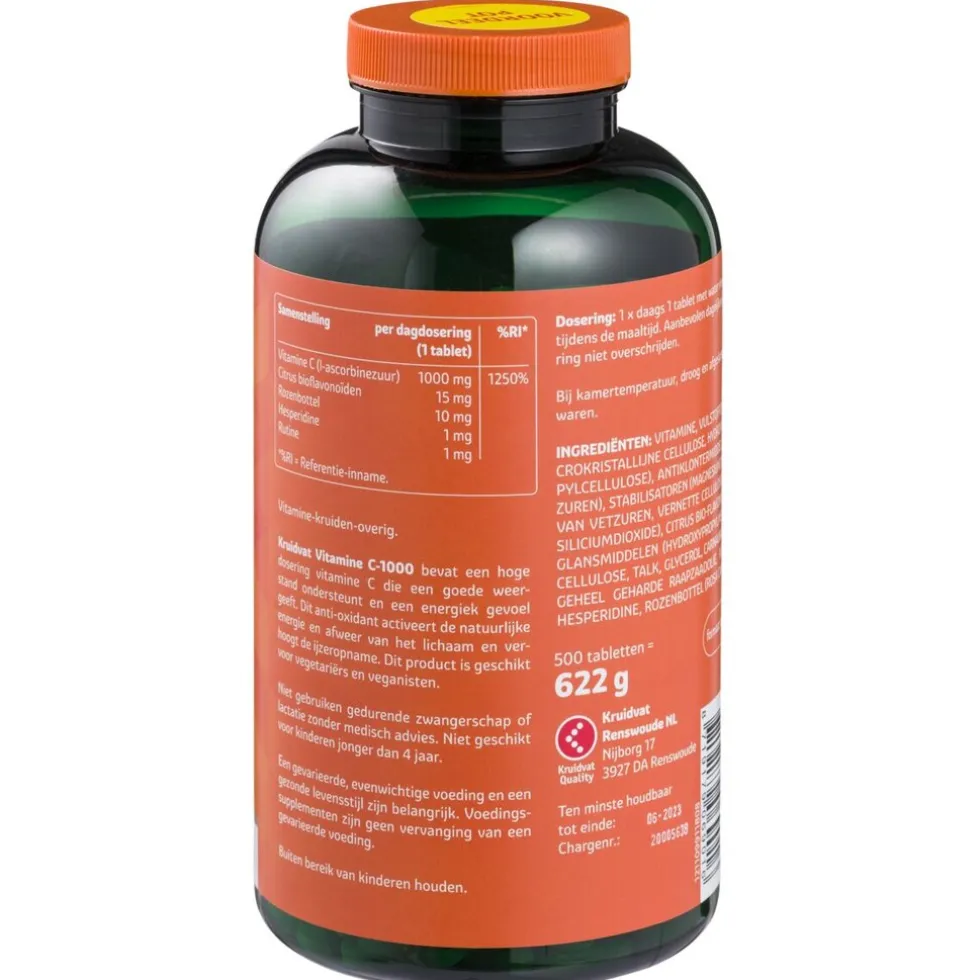 Kruidvat Vitamine C-1000 Tabletten