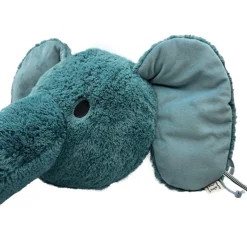 Label Label Elephant Elly Blauw Muurdecoratie