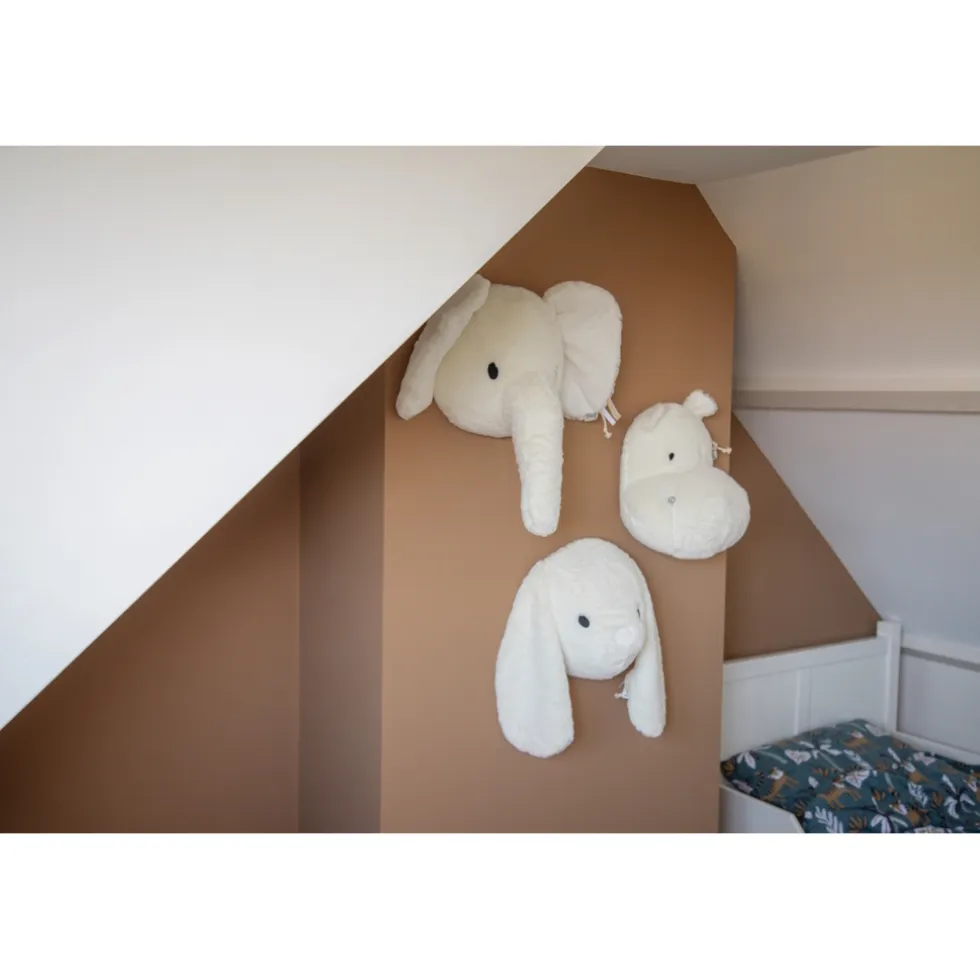 Label Label Elephant Elly Blauw Muurdecoratie