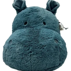 Label Label Hippo Harvey Blauw Muurdecoratie