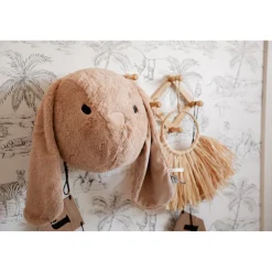 Label Label Rabbit Rosa Nougat Muurdecoratie