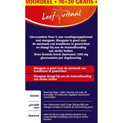Leefvitaal Glucosamine Puur Tabletten
