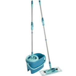 Leifheit Clean Twist Dweil Set M Ergo Vloerwisser (33 cm) met Emmer en Uitwringsysteem