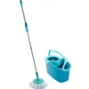 Leifheit Clean Twist Dweil Set Disc Mop Ergo met Emmer en Uitwringsysteem