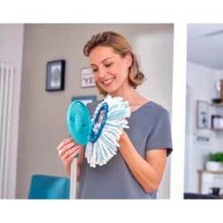 Leifheit Clean Twist Dweil Set Disc Mop Ergo met Emmer en Uitwringsysteem