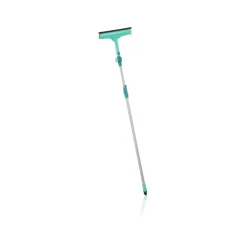 Leifheit Click Systeem 4-in-1 Raamwisser en Kozijnwisser met Telescoopsteel