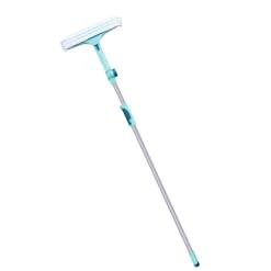 Leifheit Click Systeem 4-in-1 Raamwisser en Kozijnwisser met Telescoopsteel