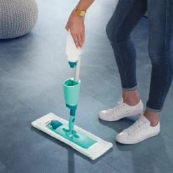 Leifheit Comfort Easy Spray XL Micro Duo Spraymop (42 cm) met Steel
