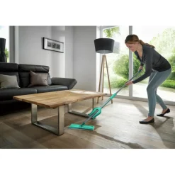 Leifheit Picobello M Micro Duo Vloerwisser (33 cm) met Steel en Uitwringsysteem