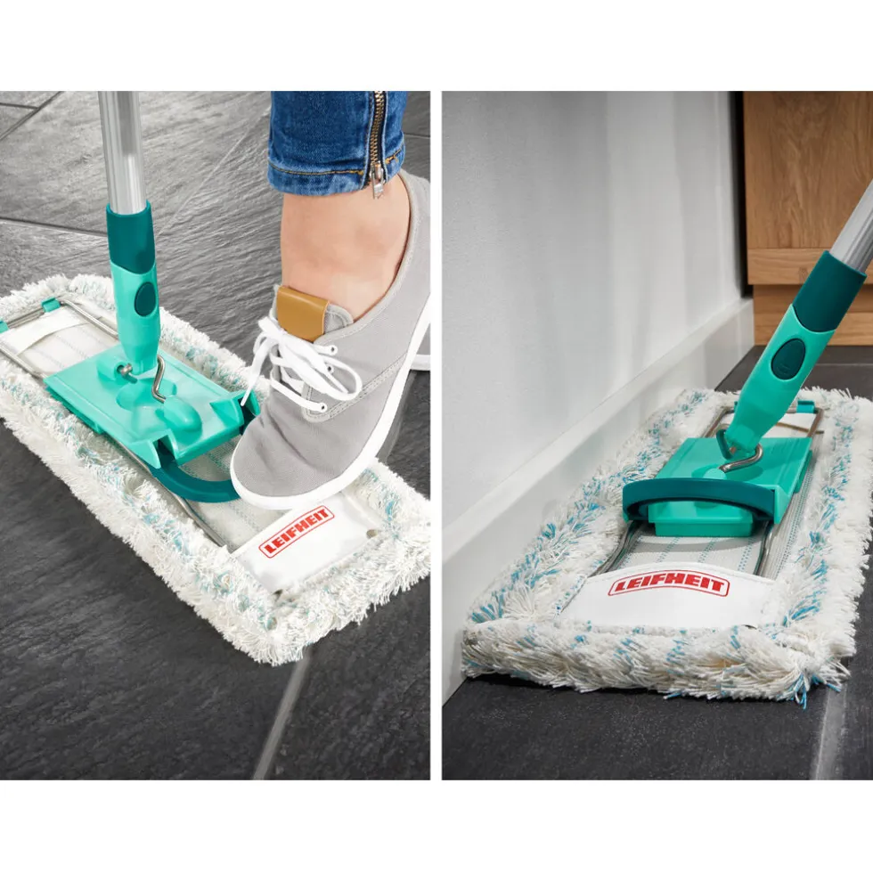 Leifheit Profi XL Micro Duo Vloerwisser (42 cm) met Telescoopsteel