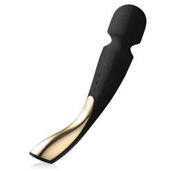 LELO Smart Wand 2 Wand Vibrator Met Opzetstukken Medium Zwart