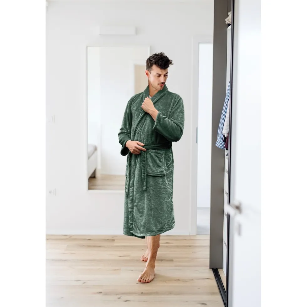 LINNICK Flanel Fleece Badjas Uni