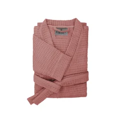 LINNICK Wafel Badjas Kuitlengte