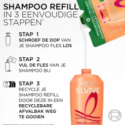 L'Oreal Paris Elvive Dream Lengths Shampoo Refill
