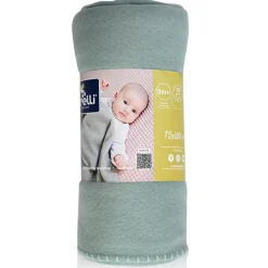 Lorelli Fleece Mint Star 75x100cm Wiegdeken