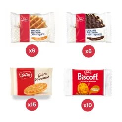 Lotus Collection Box met krokante wafels, Bretons botergaletje & speculoos