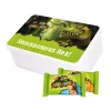 Lotus Dinosaurus Collection Box "Snackosaurus Rex!" - 8 koekzakjes met Lotus Dinosaurus natuur- en chocoladekoeken