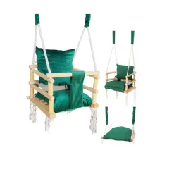 Lovegifts Luxe Houten 3 in 1 Meegroei Babyschommel en Kinderschommel