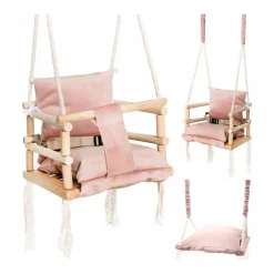 Lovegifts Luxe Houten 3 in 1 Meegroei Babyschommel en Kinderschommel
