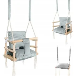 Lovegifts Luxe Houten 3 in 1 Meegroeischommel en Kinderschommel