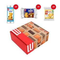 LU Festival koekjesdoos - Mix van Prince Pocket, Véritable Petit Beurre en Lulu Choco Beertjes