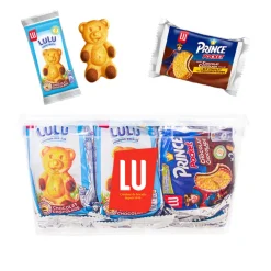 LU Kids Mix: Lulu Choco Beertjes & Prince Pocket duo chocolade koekjes