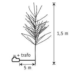 Luca Lighting Verlichte kerstboom MELLVER2860/001