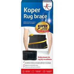 Lucovitaal Koper Brace Rug (Verstelbare XSXXL)