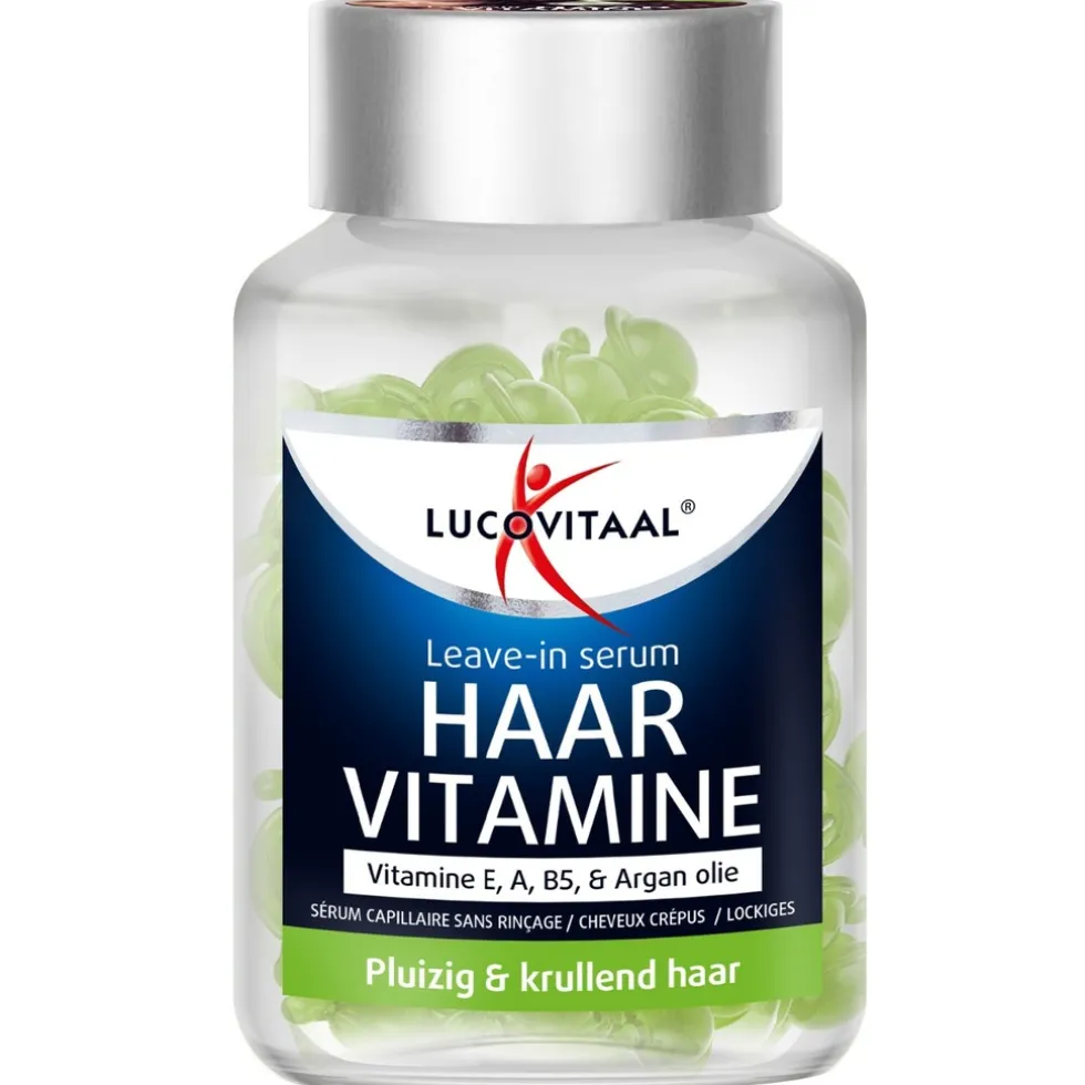 Lucovitaal Leavein Haarserum en Vitamine Pluizig & Krullend Haar