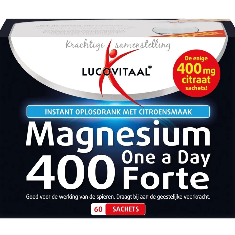 Lucovitaal Magnesiumcitraat 400mg Forte Sachets