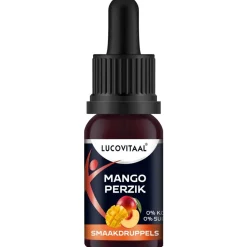 Lucovitaal Mango Perzik Smaakdruppels
