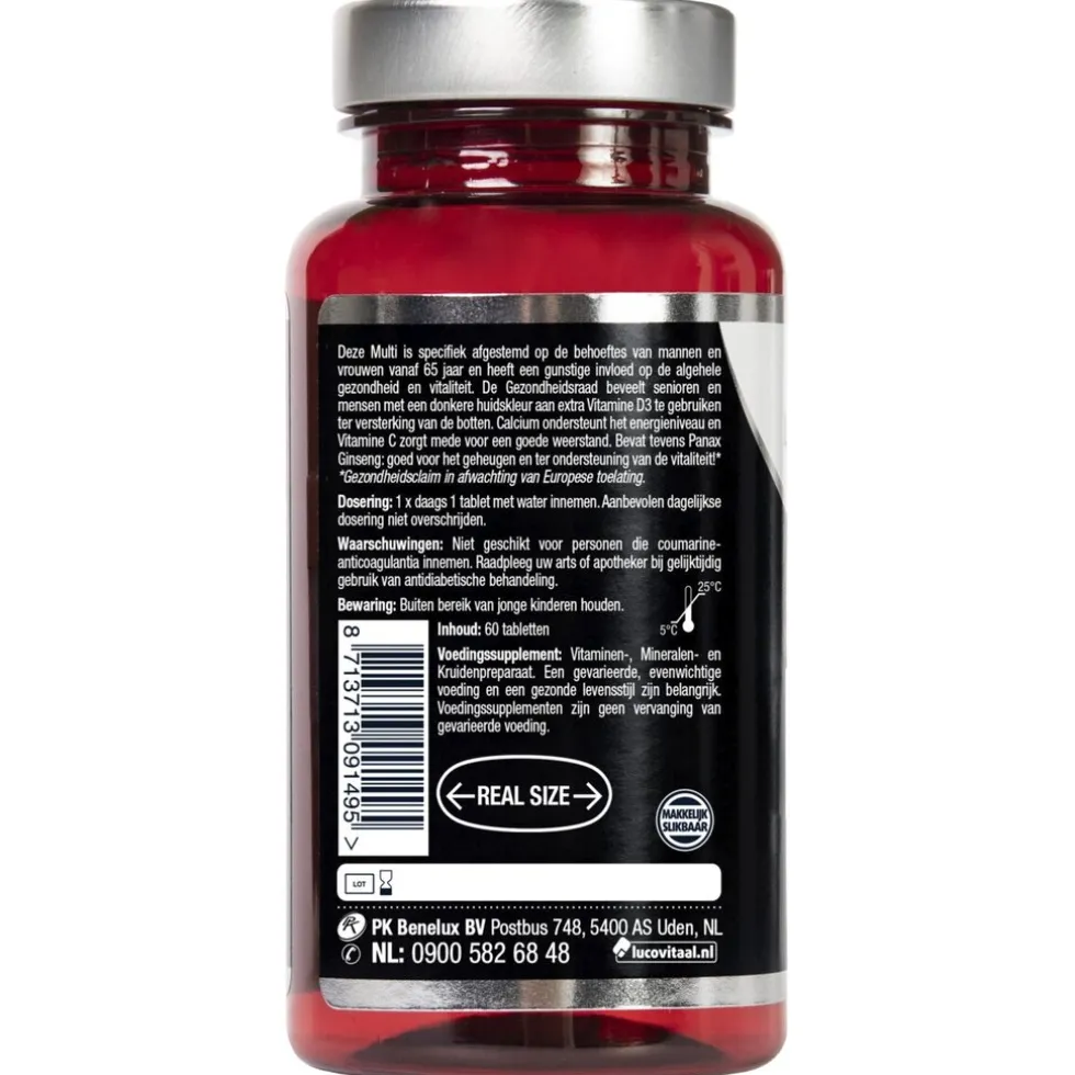 Lucovitaal Multi A t/m Z 65+ Tabletten