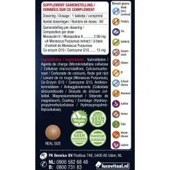 Lucovitaal Rode Gist Rijst & Co-enzym Q10 Tabletten