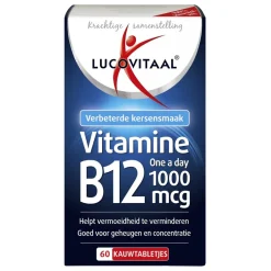 Lucovitaal Vitamine B12 1000mcg Kauwtabletjes