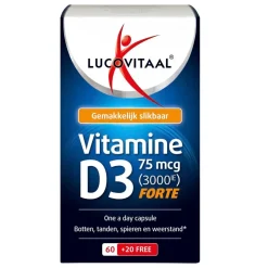 Lucovitaal Vitamine D3 75mcg Capsules
