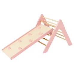 Luna Toys Houten Klimrek met Glijbaan