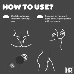 LUV EGG Vibrerend Eitje