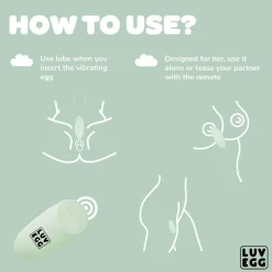 LUV EGG Vibrerend Eitje