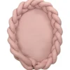 MamaLoes Amy Pure Roze 2-in-1 Babynest en Braided Bedbumper