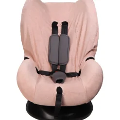 MamaLoes Badstof Light Pink Groep 1+ Autostoelhoes