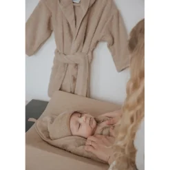 MamaLoes Badstof Stone Green Aankleedkussenhoes