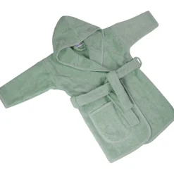 MamaLoes Badstof Stone Green 0-1jr Badjas