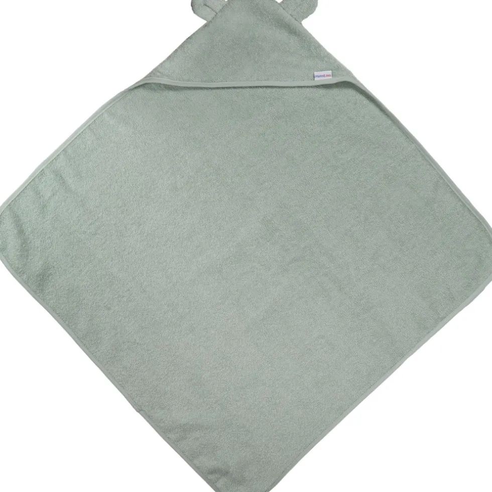 MamaLoes Beer Badstof Stone Green Badcape