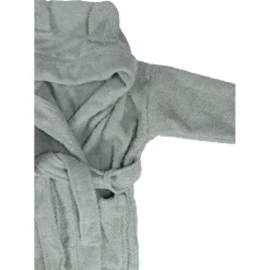 MamaLoes Beer Badstof Stone Green 1-2jr Kinder Badjas