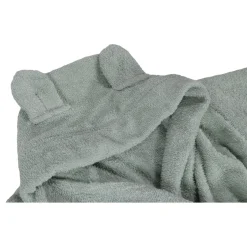 MamaLoes Beer Badstof Stone Green 1-2jr Kinder Badjas