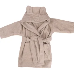 MamaLoes Beer Badstof Zand 0-1jr Baby Badjas