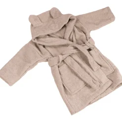 MamaLoes Beer Badstof Zand 0-1jr Baby Badjas