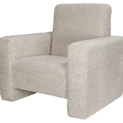 MamaLoes Jamie Beige Bouclé Kinderfauteuil