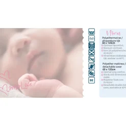 MamaLoes Nina 60x120x10 cm Ledikantmatras