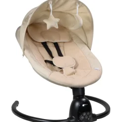 MamaLoes Noud Beige Elektrische Babyschommel